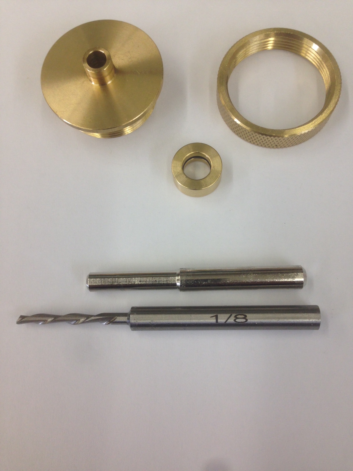 Brass Inlay Kit w/HSS bit SUPPLY